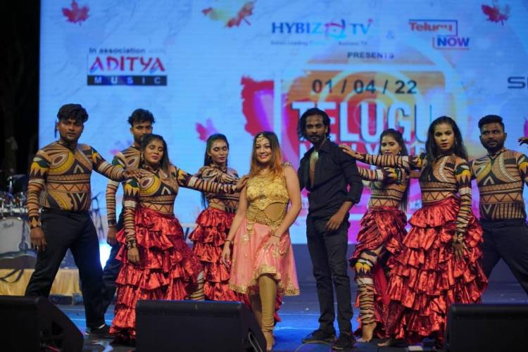 TELUGU NEW YEAR BASH 2022   Hybiz TV Telugu New Year Bash Was An Upbeat Experience For The City Music Lovers
