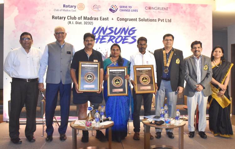Rotary Club of Madras East and Congruent Solutions present  "Unsung Heroes"