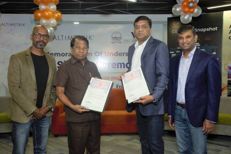Altimetrik signs MoU with VIT to deliver Master of Computer Applications (MCA) course for 200 students 