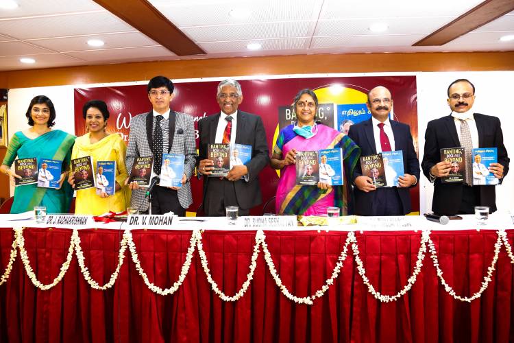 An intriguing book on the forgotten history of Insulin authored by legendary Diabetologist Dr. V Mohan launched in the city today 
