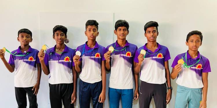 VELAMMAL STUDENTS SET AN IMPRESSIVE FEAT AT THE STATE LEVEL ATHLETIC MEET