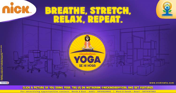This International Yoga Day, Nickelodeon in partnership with Ayush Ministry promotes physical and mental well-being amongst kids through #YogaSeHiHoga