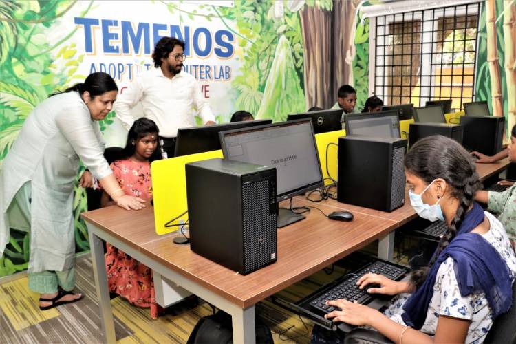 Temenos India supports SOS Children’s Village of India - Chatnath Homes - Chennai with a computer lab set-up worth Rs. 55 lakhs