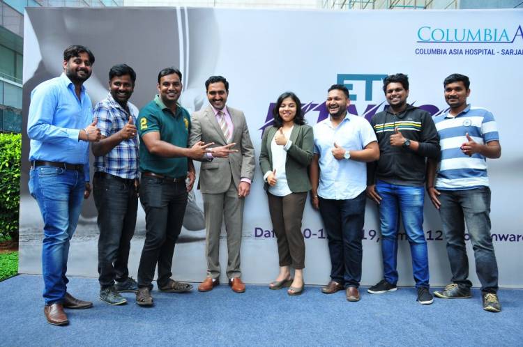 ETV fitness challenge launched for employees at the tech park by Columbia Asia Hospital Sarjapur Road