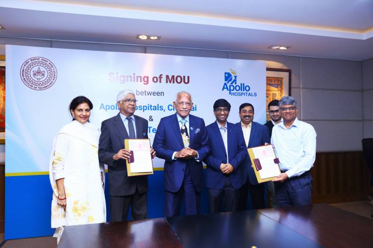 IIT Kanpur and Apollo Hospitals join hands for research collaboration in cutting-edge medical technology