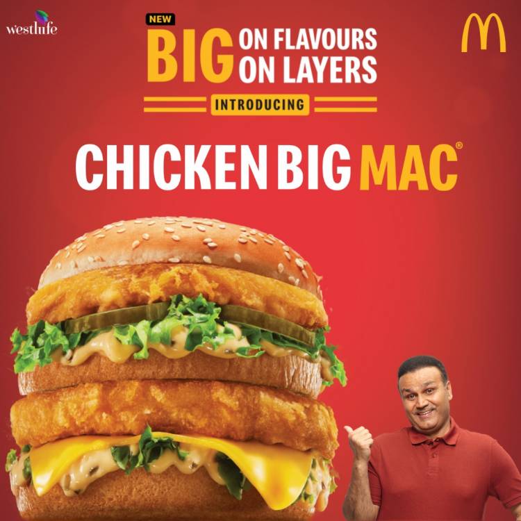 McDonald's India brings the iconic ‘Chicken Big Mac®’ to India Ropes in Ace Cricketer Virender Sehwag for a wacky campaign  