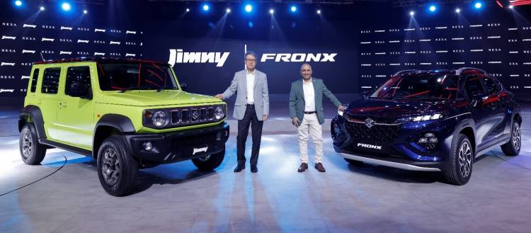 Maruti Suzuki further strengthens its SUV line-up Global Premiere of sporty compact SUV FRONX & Legendry off-roader JIMNY (5-door) Bookings open for the FRONX and JIMNY at NEXA