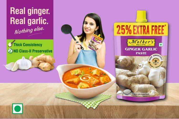 Mother’s Recipe’s consumer offer on Ginger Garlic paste for the winter season