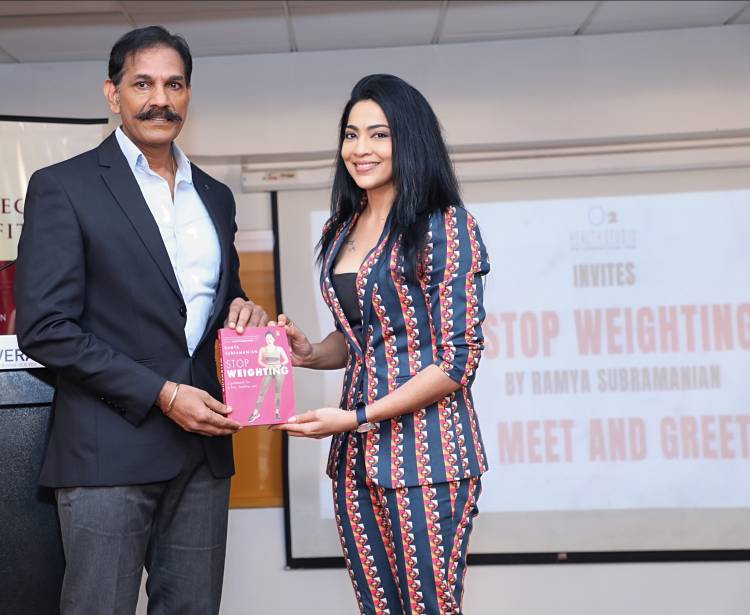 Ramya Subramanian’s STOP WEIGHTING - MEET AND GREET happened on 5th February at Hotel Savera and the Chief Guests were DGP Dr Sylendra Babu and Actor RJ Balaji .