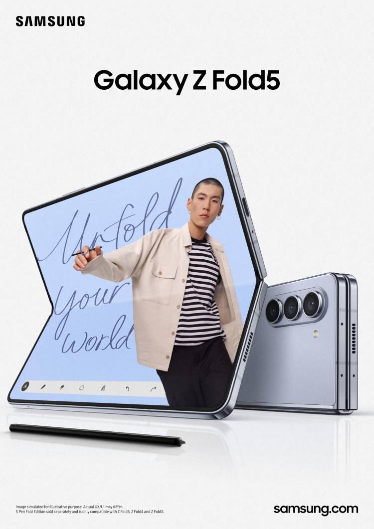 Samsung Galaxy Z Flip 5  மற்றும் Galaxy Z Fold 5 ஐ அறிமுகப்படுத்துகிறது, அதன் ஐந்தாம் தலைமுறை மடிக்கக்கூடிய ஸ்மார்ட்போன்கள்