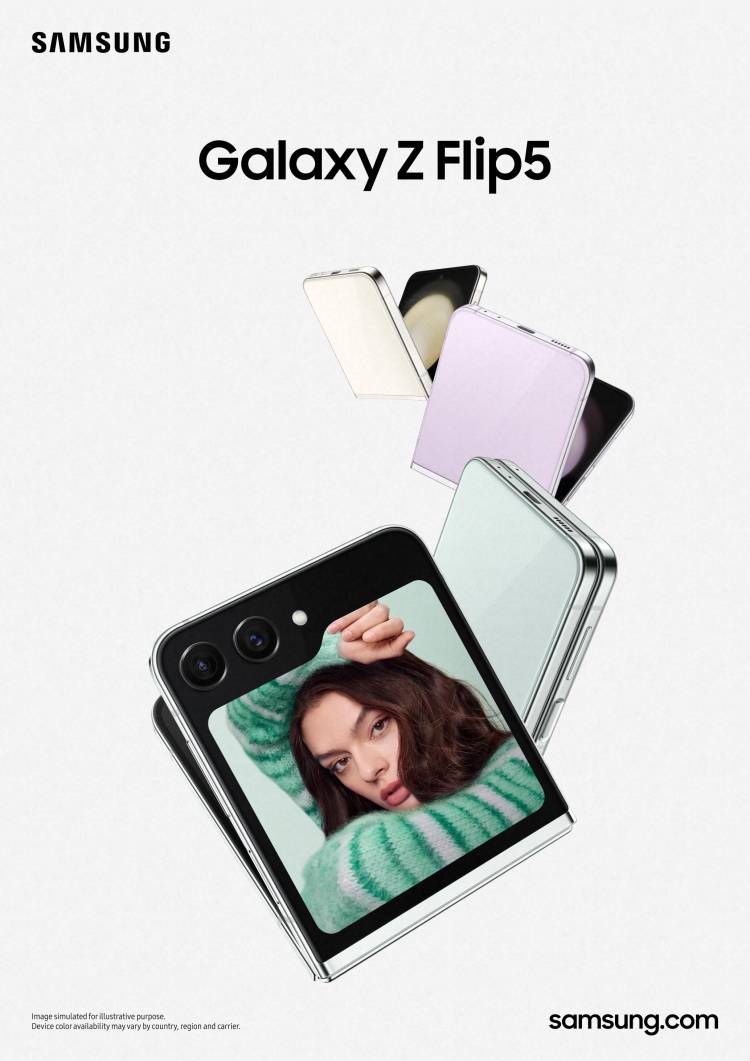 Samsung Galaxy Z Flip 5  மற்றும் Galaxy Z Fold 5 ஐ அறிமுகப்படுத்துகிறது, அதன் ஐந்தாம் தலைமுறை மடிக்கக்கூடிய ஸ்மார்ட்போன்கள்