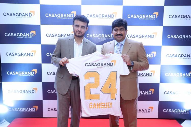Casagrand partners with Sourav Ganguly : Transforming lives