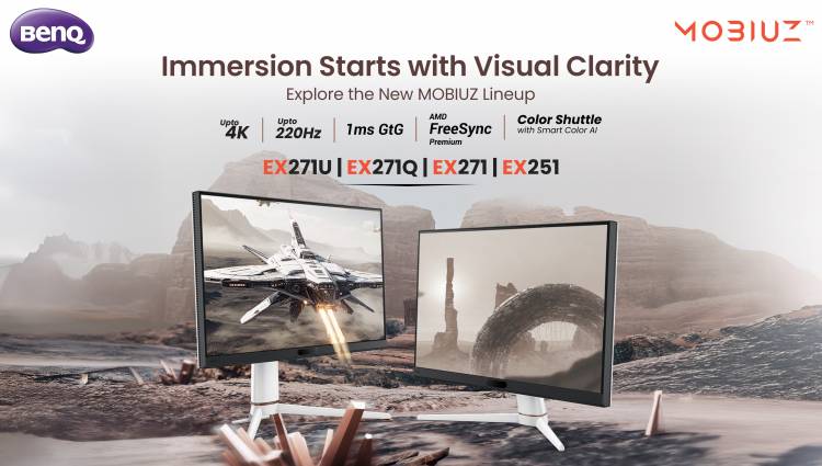 BenQ MOBIUZ Launches Next-Gen Gaming Monitor Range to Meet India’s Rising Demand for Smarter, More Immersive Play