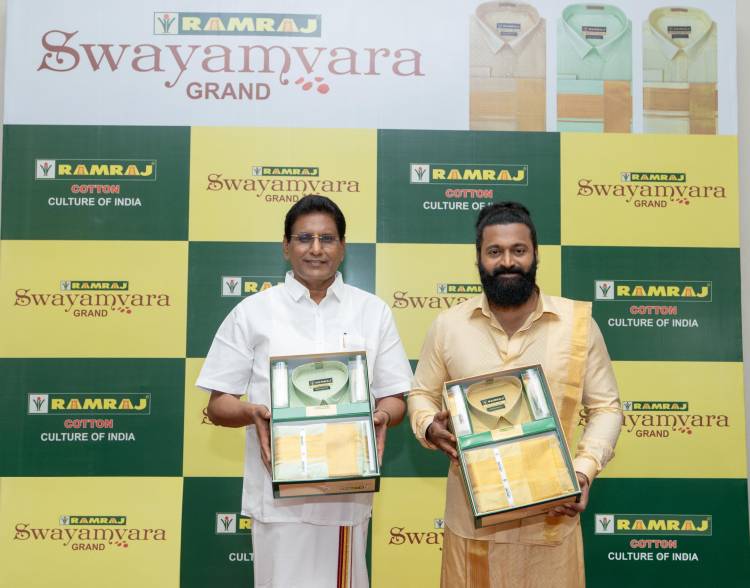 Reflecting Elegance in Every Thread, Ramraj Cotton Launches SWAYAMVARA GRAND for Life’s Majestic Moments