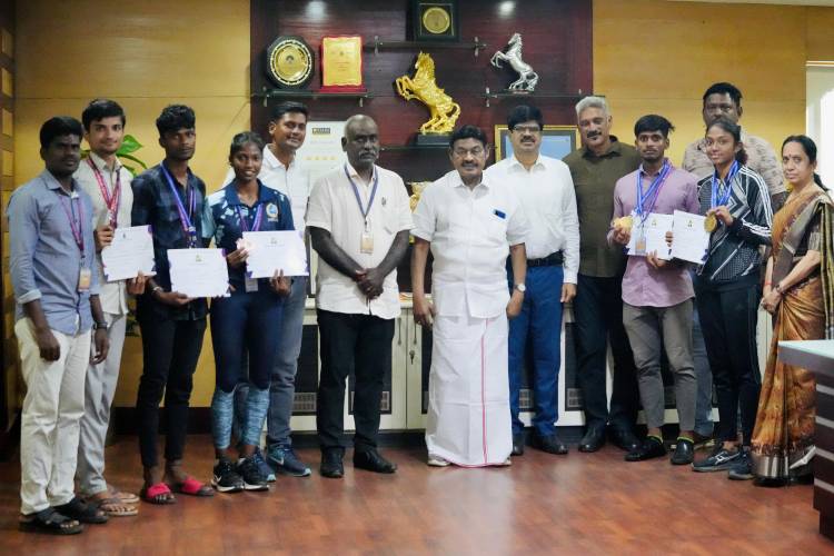 SRMIST Athletes Shine at the 39th Tamil Nadu Inter-State Junior Athletics Championship
