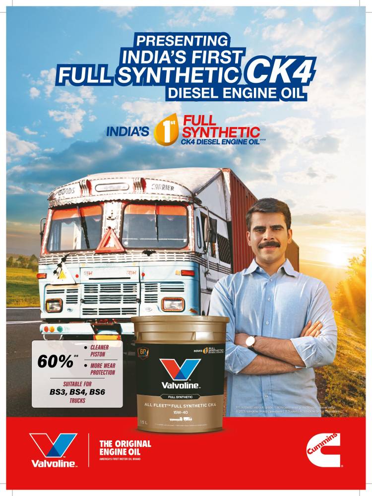 alvoline Cummins India Launches India’s First Full Synthetic CK4 Engine Oil for Next-Gen CVDiesel Engines   