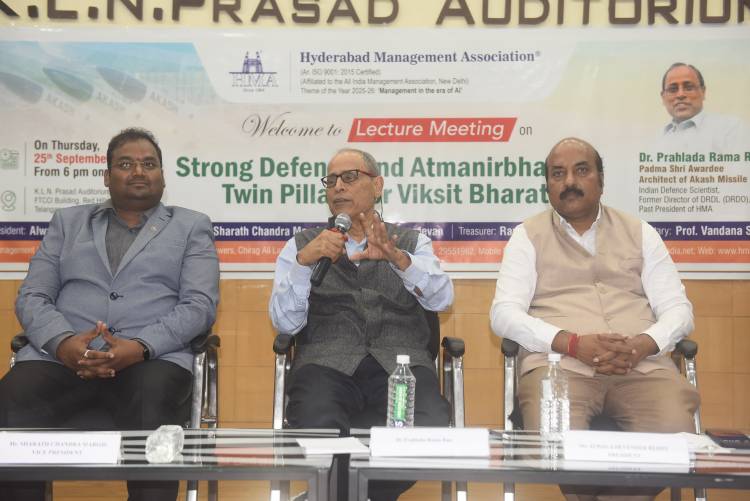 Youth Must Aspire Beyond Jobs to Become Job Generators: Dr. Prahlada Rama Rao