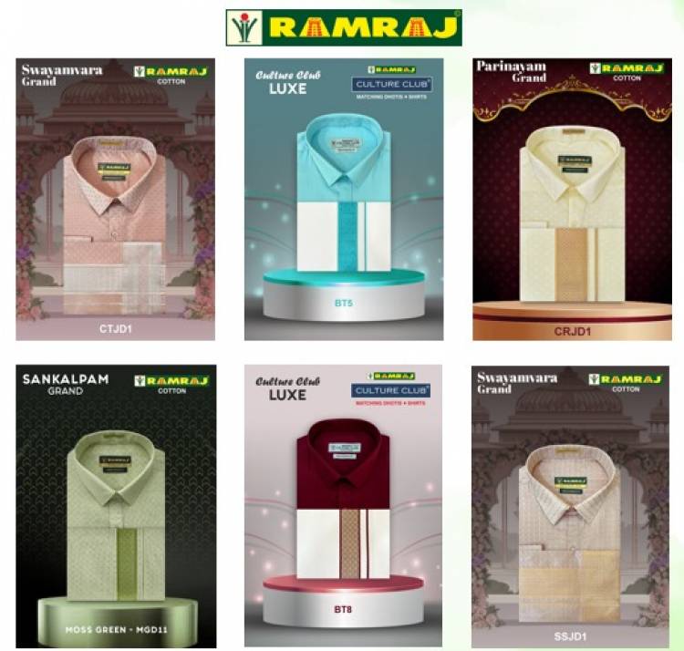 Ramraj Cotton Unveils Grand Festive Collection of Men’s Dhoti-Shirt Sets