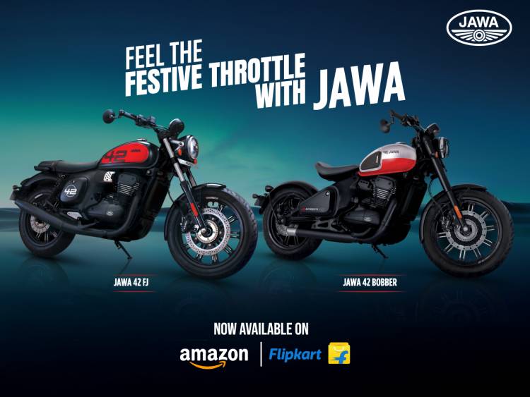 Jawa Yezdi Motorcycles, first to go online with classic bikes on Flipkart, is now live on Amazon across 40 cities