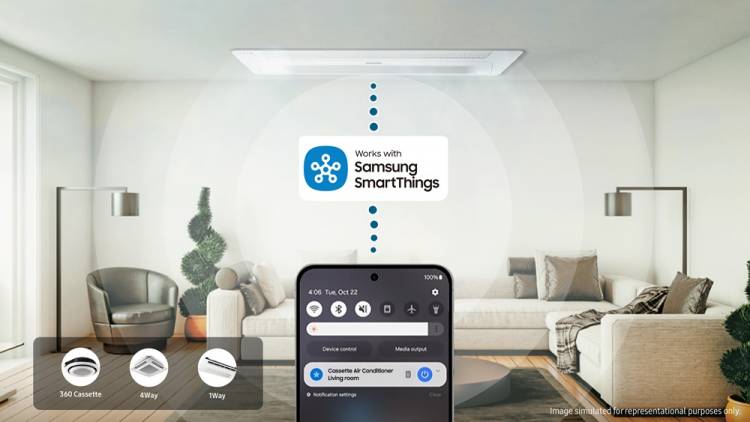 Samsung Launches Made-in-India WindFree™ Cassette ACs for Smarter, Energy-Efficient Cooling