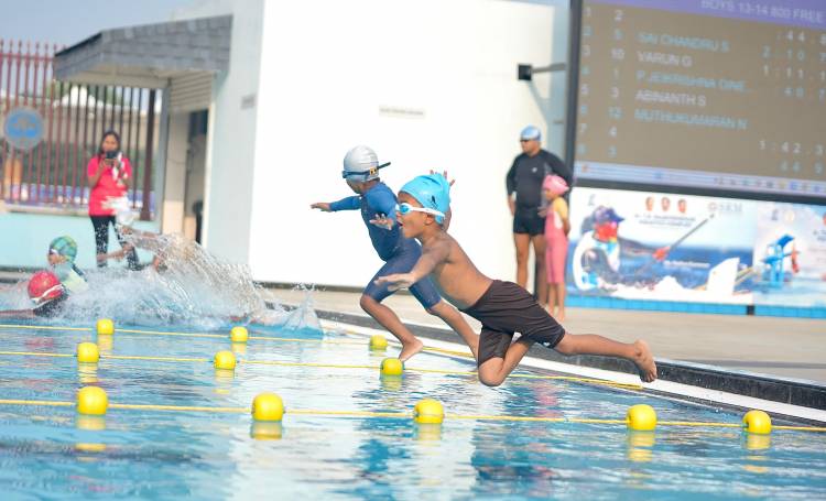 SRMIST Conducts Second Month of India’s First-Ever All India Ranking Swimming Meet at Dr. T.R. Paarivendhar Aquatic Complex