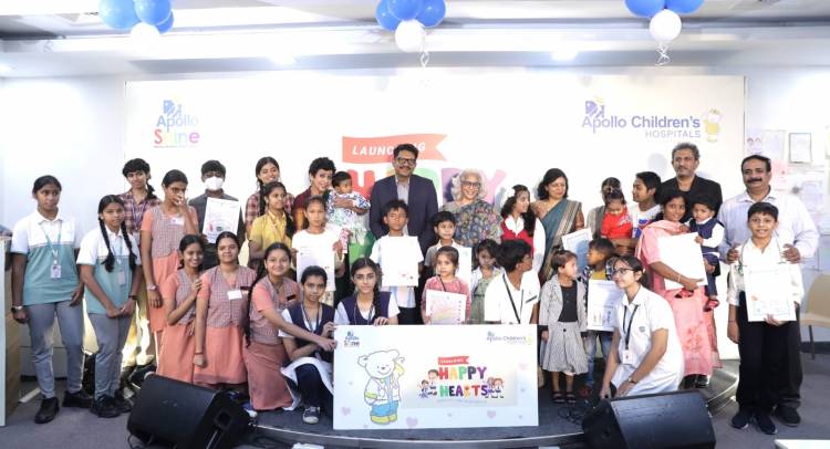 Apollo Children’s Hospital Launches  ‘Happy Hearts’ – A First-of-its-Kind Initiative  Spreading Cheer, Connection, and Compassion