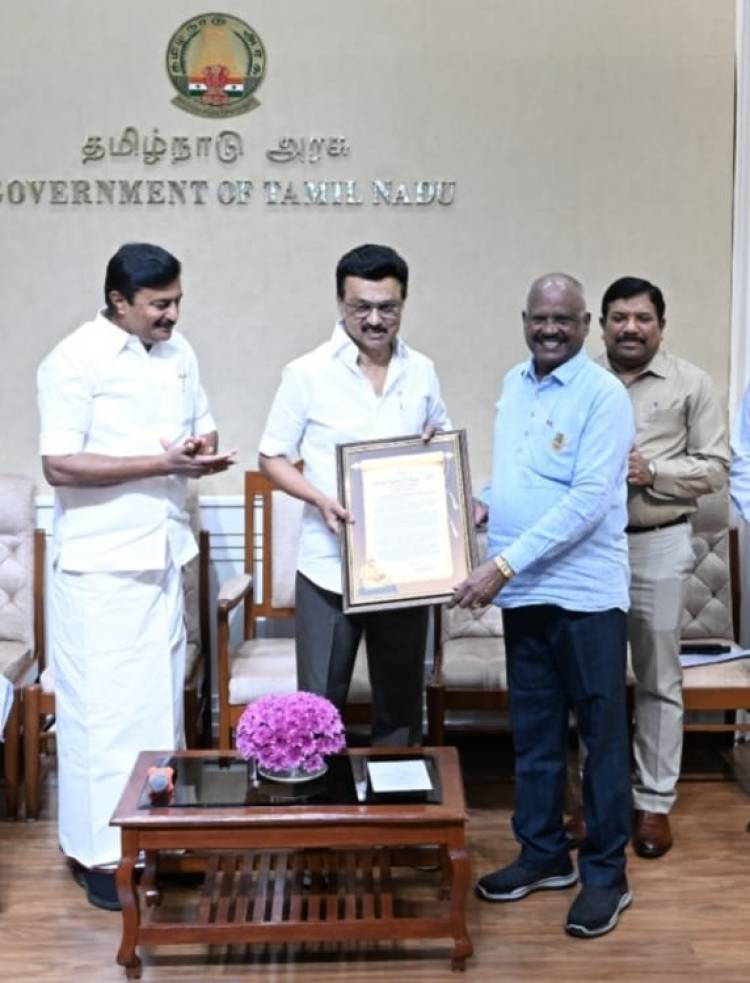 தினத்தந்தி நாளிதழின் நிர்வாக ஆசிரியருக்கு கலைஞர் எழுதுகோல் விருது
