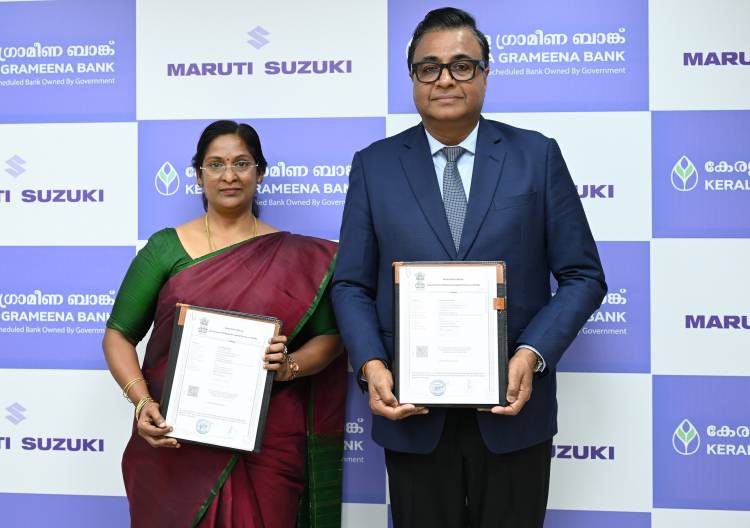 Maruti Suzuki collaborates with Kerala Grameena Bank to expand retail car financing network