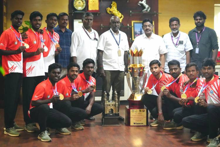 SRMIST Wins 5th Straight All India Inter University Ball Badminton Title