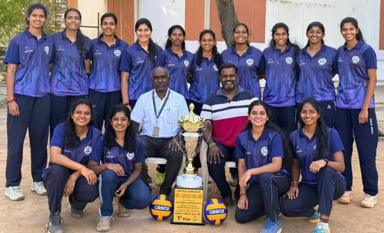 Our SRMIST Volleyball Women’s Team Won Gold Medal in the State Level Invitational Volleyball Women’s Tournament 
