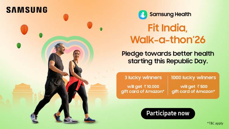 Samsung Announces Fit India Walk-a-thon ‘26 on Samsung Health App