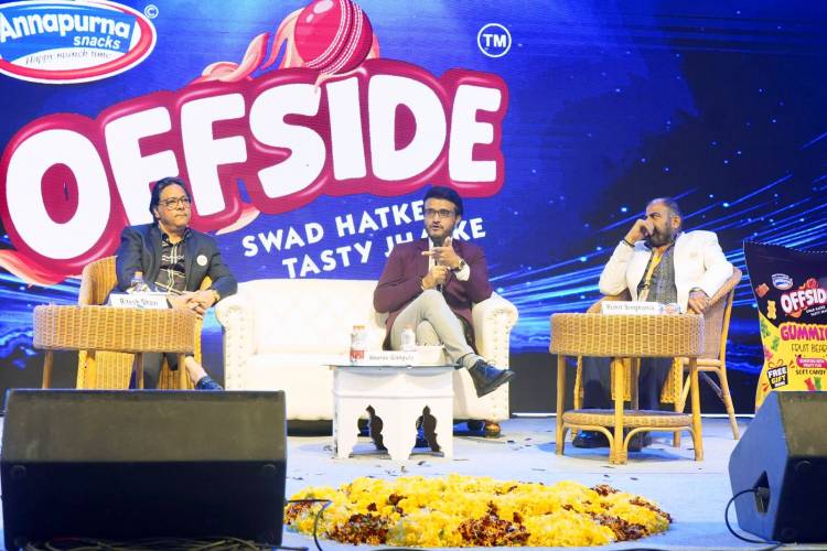 Annapurna Swadisht Limited launched ‘OFFSIDE’, a new FMCG brand endorsed by Sourav Ganguly.