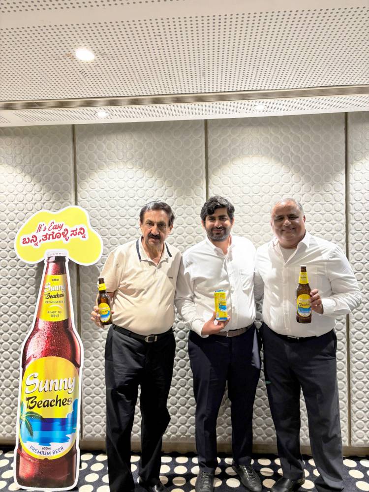 SOM Distilleries Launches Sunny Beaches Premium Beer, Emerges as a Breakout Challenger in Karnataka Beer Market, Out selling many legacy brands, Sells 12 Lakh bottles in 2 months