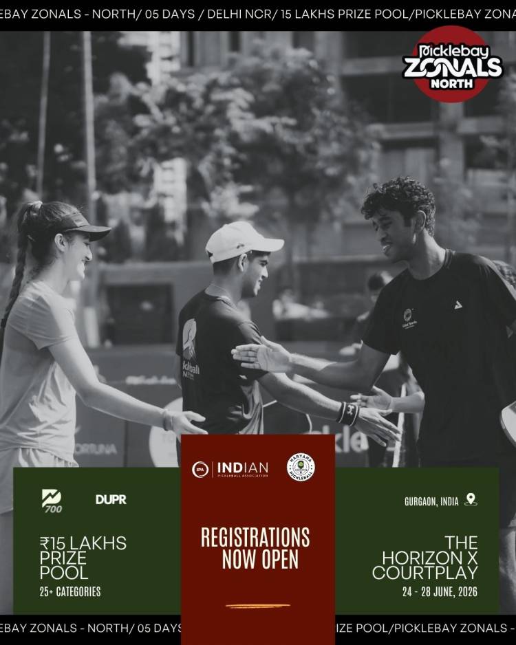 Picklebay Zonals - North Named Official Selection Event for Team India’s ‘Open’ Category at the Pickleball World Cup 2026