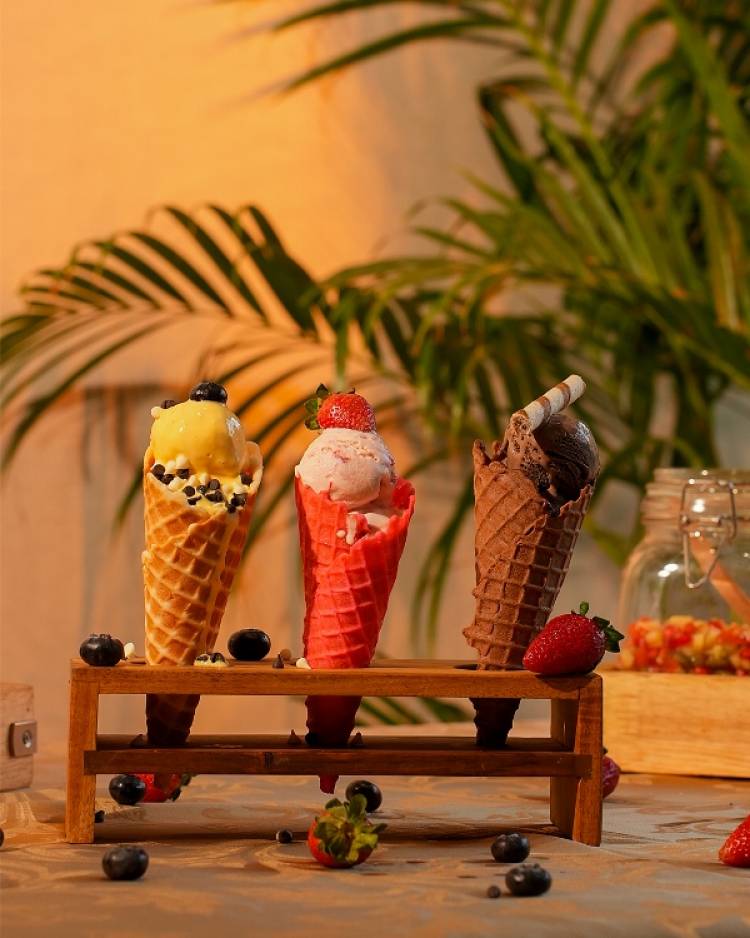 Scoops of Happiness at Truffles, Feathers Hotel