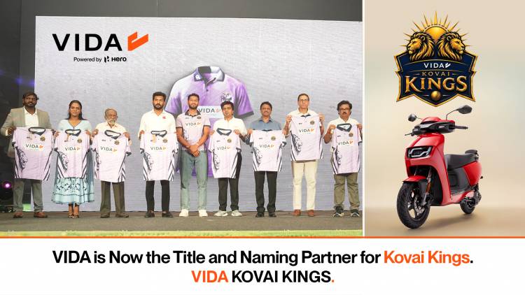 VIDA Named Official Title Partner of Kovai Kings for TNPL 2026 Season
