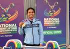 SRM IST WEIGHTLIFTER MS M. A. Hasin Sherin-Won Gold Medal 