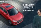 Maruti Suzuki Dzire Celebrates Momentous 3 Million Sales Milestone