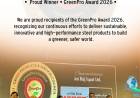 Jai Raj Ispat Limited Awarded Prestigious GreenPro Certification, Reaffirming Leadership in Sustainable Steel Manufacturing