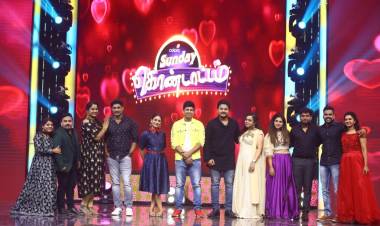 Couples adorn the stage with love in Colors Tamil’s most entertaining show -Colors Sunday Kondattam