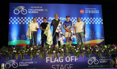 Milind Soman Flags Off YES SECURITIES’ Debut Cyclothon ‘25, Inspiring All to ‘Pedal Karo Apne Style Se’