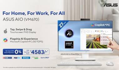 ASUS Launches Its first Copilot+ PC featured All-in-One with the New VM670KA, Combining AI-Ready Smart Performance, Immersive Audio-Visuals, and Sleek Design for Work and Home