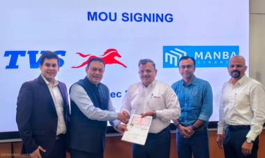 TVS MOTOR COMPANY PARTNERS WITH MANBA FINANCE LIMITED TO STRENGTHEN FINANCING SOLUTIONS FOR COMMERCIAL MOBILITY CUSTOMERS