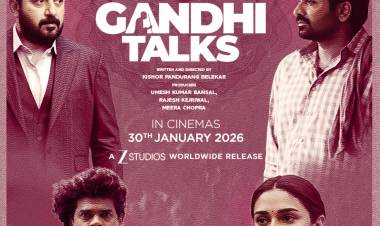 *திரையில் ஒரு துணிச்சலான சினிமா முயற்சி:* Zee Studios வழங்கும் “காந்தி டாக்ஸ்” ( ‘Gandhi Talks’ ) – விஜய் சேதுபதி, அரவிந்த் சுவாமி நடிப்பில் A.R. ரஹ்மான் இசையில் 30 ஜனவரி 2026 அன்று வெளியாகிறது !!*