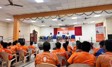 Delivering Safely: Swiggy and Chennai Traffic Police organize Road Safety Awareness Training for Delivery Executives