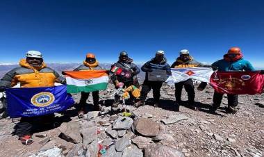 Indian Team Summits Mount Aconcagua
