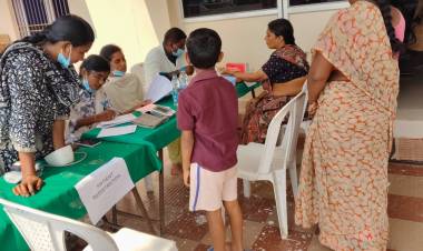 Adani Krishnapatnam Port organised Mega and Multi Speciality Health Camp at Muthukur