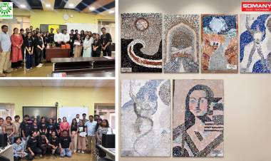 Somany Ceramics collaborates with KIIT School of Architecture and Planning, Bhubaneswar on “Transforming Broken Tiles into Trendsetting Style”