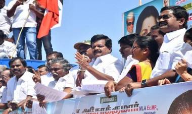 AIADMK Protest Turns Controversial Over Leader Remark