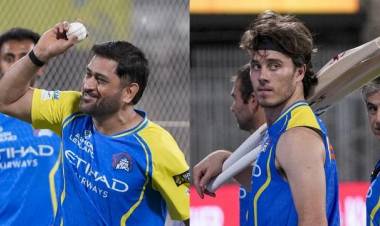 MS Dhoni Set for Fitness Test Ahead of IPL Match